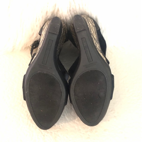 Rachel Roy Black & Beige Wedges - Picture 5 of 5